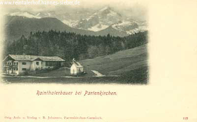Der Rainthalerbauer um 1895