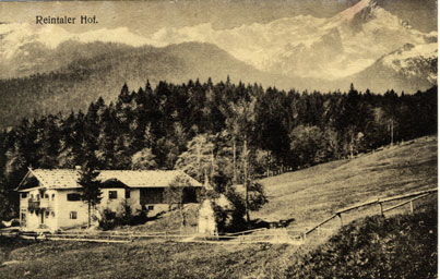 Der Reintaler Hof, der Rheintalbauer, um ca. 1900