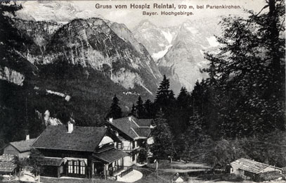 Das Hospitz Rheintal um 1916