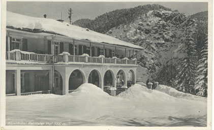 Der Reintaler Hof um 1939  im Winter