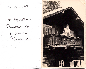 Beim Jugendheim des Reintaler Hofs um 1954