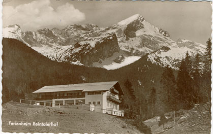 Das bekannte Motiv mit der Alpspitze: Der Reintalerhof