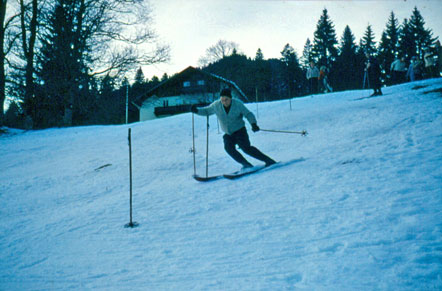 Die Skifahrer am Reintalerhof