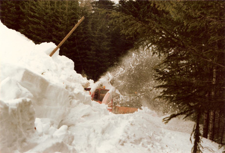 Der Schneewinter 1981/1982 bedeutet das Aus für den Reintalerhof