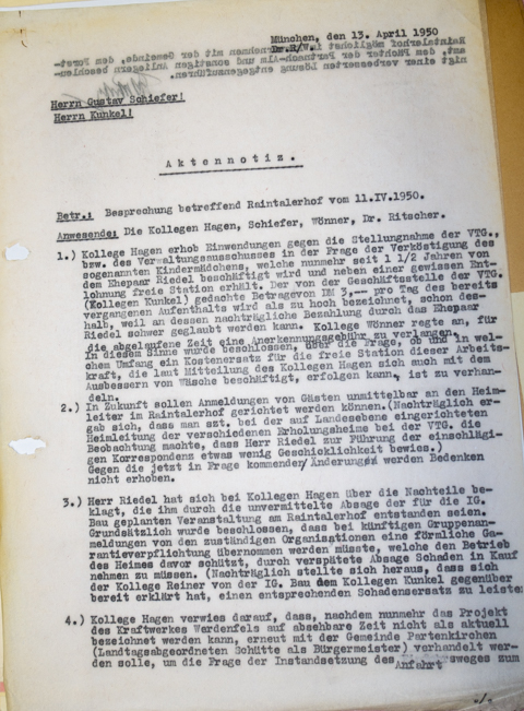 Kindermädchen, Raintaler Hof